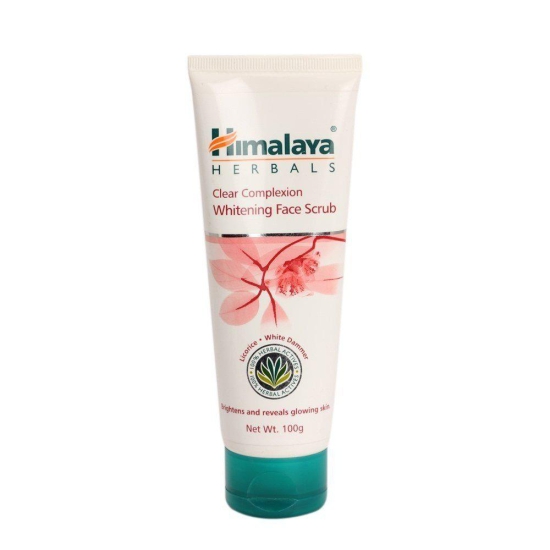 Himalaya Herbals Clear Complexion Whitening Face Scrub, 100G (Pack Of 2)