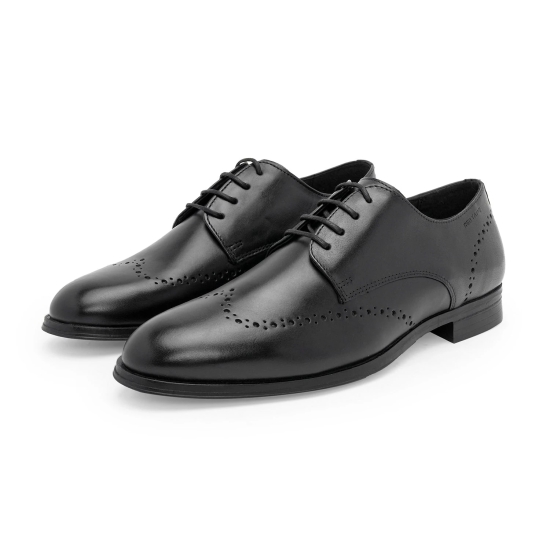 Red Tape Formal Derby Shoes for Men | Real Leather Shoes With Low-cut Pattern