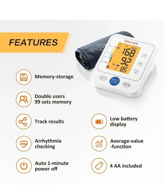 SINOCARE Automatic Upper Arm Monitor