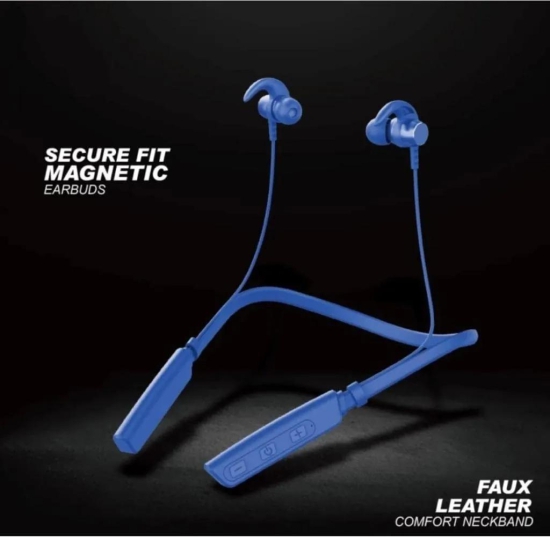 Bluetooth Headset  (Blue, In the Ear)-Free Size