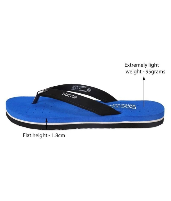 DOCTOR EXTRA SOFT - Royal Blue  Womens Slipper - None