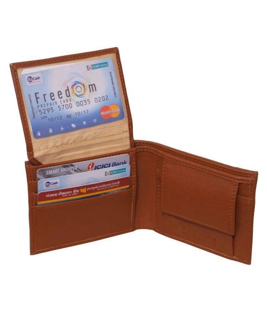 samtroh PU Tan Casual Regular Wallet - Tan