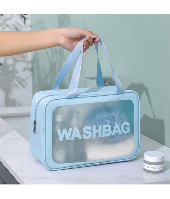 BD Blue Cosmetic Organizer Bag - Blue