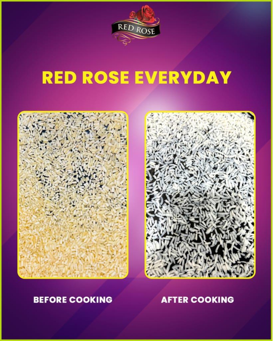 Red Rose Everyday Basmati Rice, Naturally Aged, Perfect for Everyday Use, 10 KG