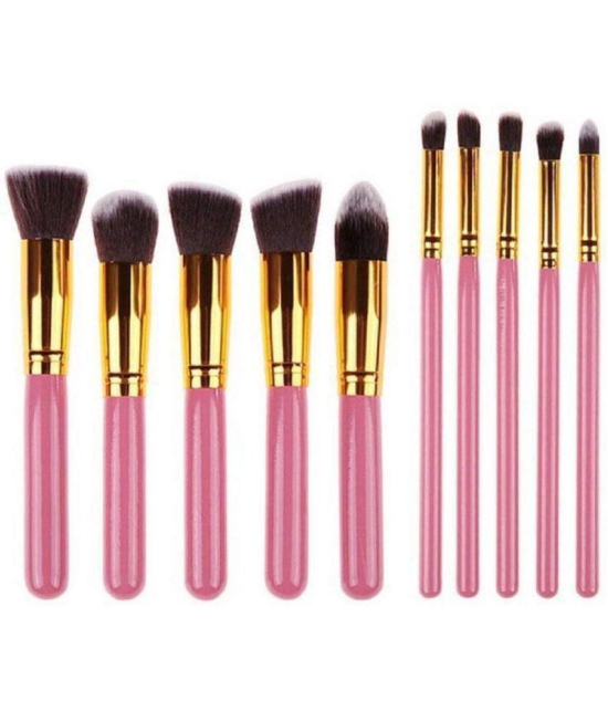 mahek accessories Synthetic Blusher Brush,Lip Brush,Foundation Brush 10 Pcs 100 g