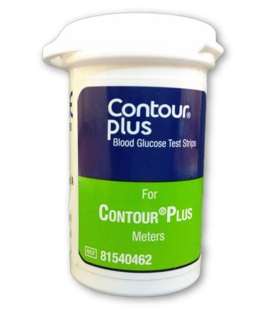 Bayer Contour Plus 25 Sugar Test Strips WITHOUT BOX