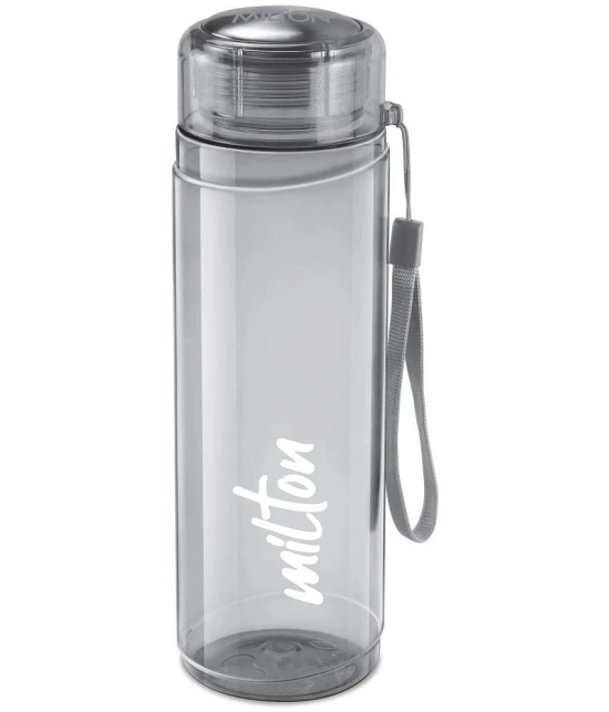 Milton Hector 1000 Pet Water Bottle 1 Piece Grey Plastic Water Bottle 1000 mL ( Set of 1 ) - Grey