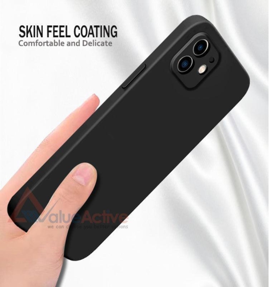 iPhone 11 Back Cover Case Liquid Silicone