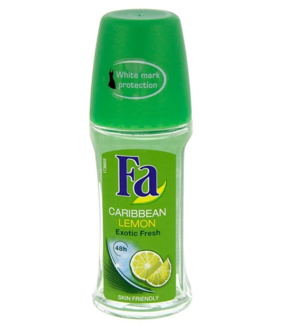 Fa Caribbean Lemon Exotic Fresh Anti-Perspirant Unisex Daily use Roll-on 50 ml