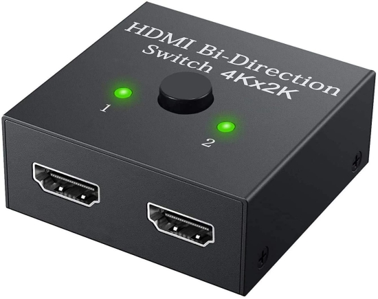 Lapster 2 Ports Bi-Directional HDMI Switch Splitter - 1 Piece