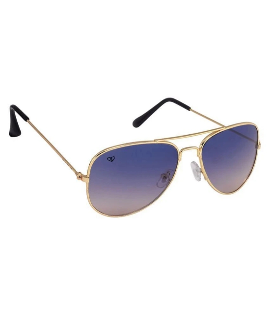 Walrus - Ocean Blue Pilot Sunglasses ( WS-JOHN-280606 ) - Medium