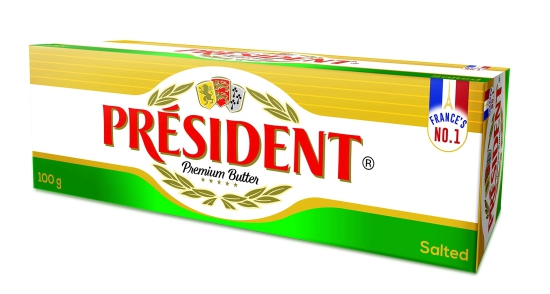 President Butter Salted 100 G, 1 Pc