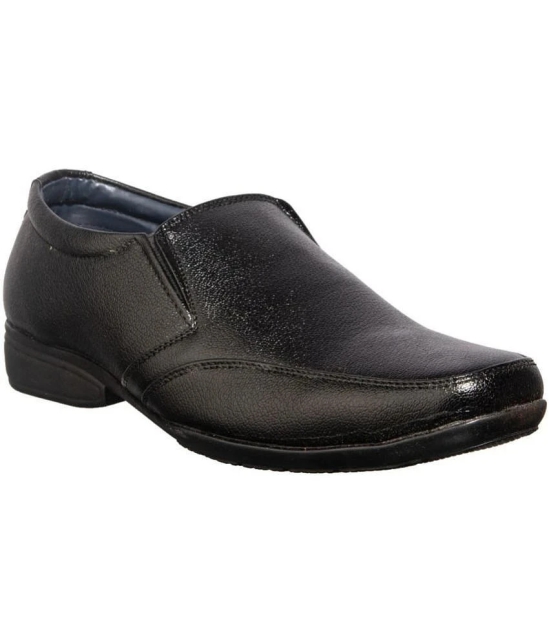 KHADIM - Black Mens Slip On Formal Shoes - None