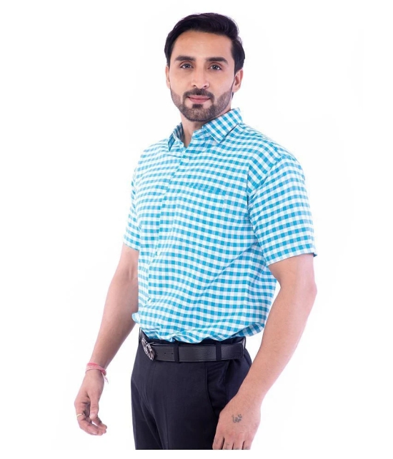 DESHBANDHU DBK - Blue Cotton Regular Fit Mens Formal Shirt (Pack of 1) - None