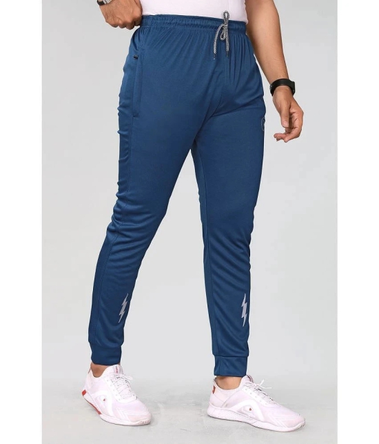 Anand Blue Lycra Mens Trackpants ( Pack of 1 ) - None