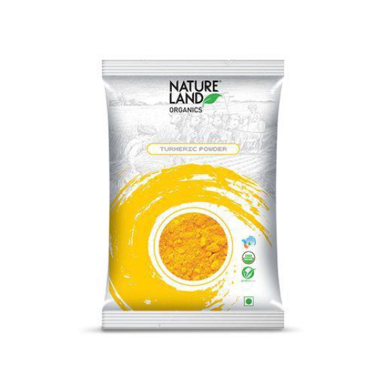 Natureland Organics Indian Spices Combo - Turmeric Powder 200 gm, Red Chilli Powder 200 gm, Garam Masala Powder 100 gm, Kasuri Methi 50 gm & Himalayan Pink Rock Salt 500 gm