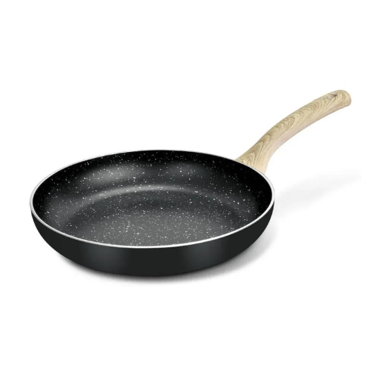 Bergner Bellini Aura Non Stick Frypan | Gas & Induction Compatible | Black 24 cm