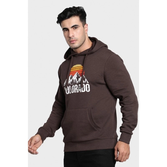 Mens Brown Hoodie