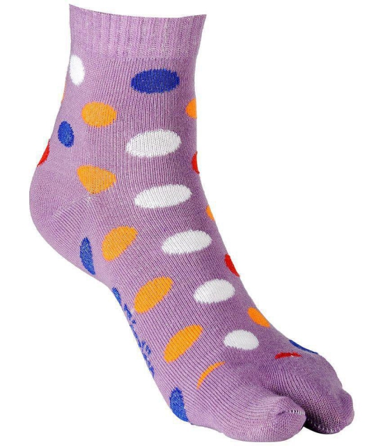 Texlon Multicolour Cotton Thumb Socks for Women - 4 Pair Pack