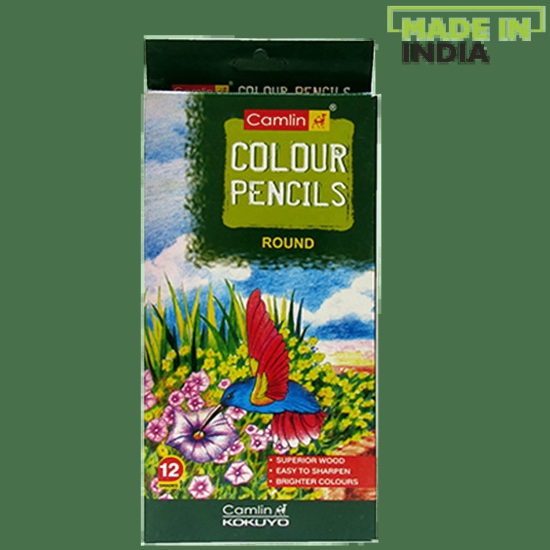 Camlin Colour Pencils, 12 pcs