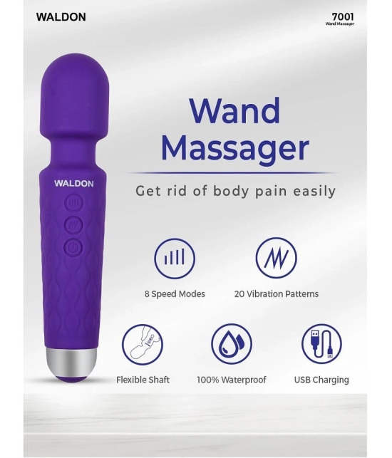 WALDON 7001 Purple Portable Manual Massager