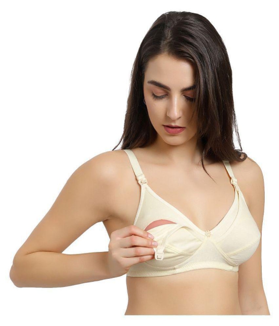 KYODO Poly Cotton Everyday Bra - Yellow - 38B