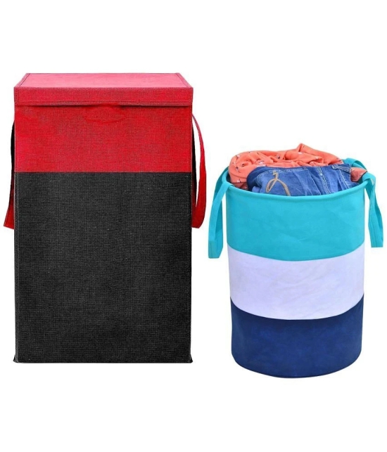 HOMETALES Red Laundry Bag