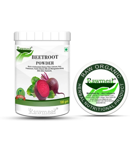 rawmest Pure Ayurvedic Beetroot Powder| High Source Of Dietary Fiber| High In Calcium 300 gm Fruit Punch Multivitamins Powder Pack of 3