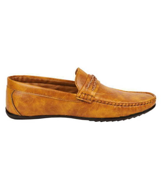 SHOES KINGDOM Yellow Loafers - 7