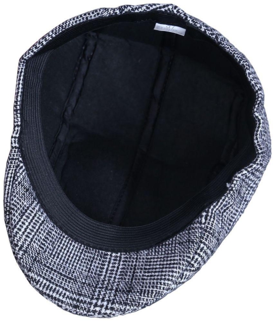 Zacharias Grey Woollen Mens Cap ( Pack of 1 ) - Grey