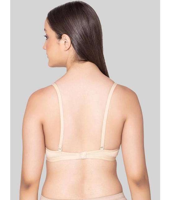 Bodycare Beige Cotton Blend Lightly Padded Womens Everyday Bra ( Pack of 1 ) - None