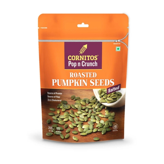 Cornitos Roastes Pumpkin Seeds Salted, 200 Gm