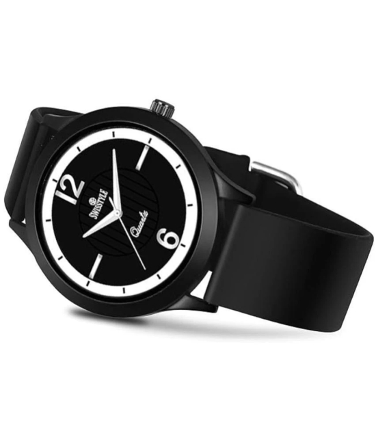 Swisstyle Black Silicon Analog Mens Watch