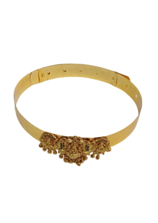 Traditional Indian Gold Plated Temple Belt Vaddanam Kamarband for Women