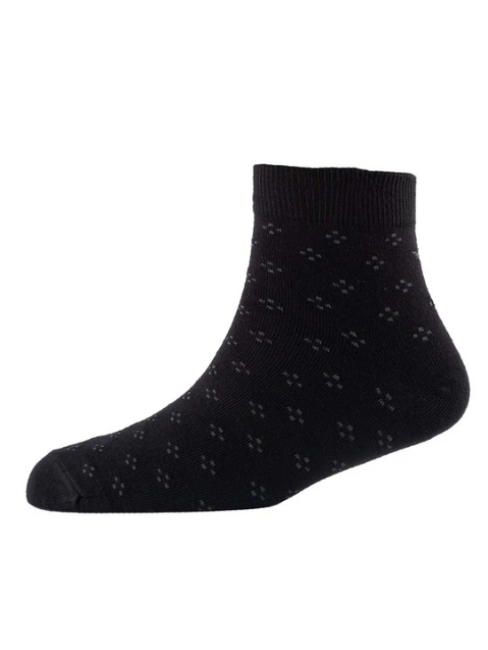 Men Pack Of 2 Patterned Cotton Ankle Length Socks