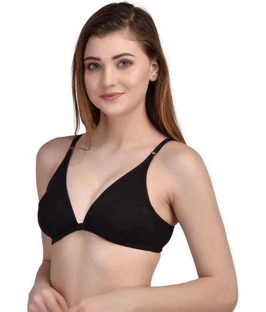 Desiprime - Multicolor Cotton Blend Womens Plunge Bra - None