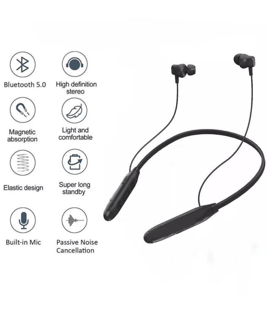 VEhop Eunity POP 20Hrs In Ear Bluetooth Neckband 20 Hours Playback IPX4(Splash & Sweat Proof) Magnetic earpeice -Bluetooth V 5.0 Multicolor