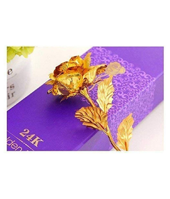 GILOL Rose Gold Artificial Flowers - Pack of 1