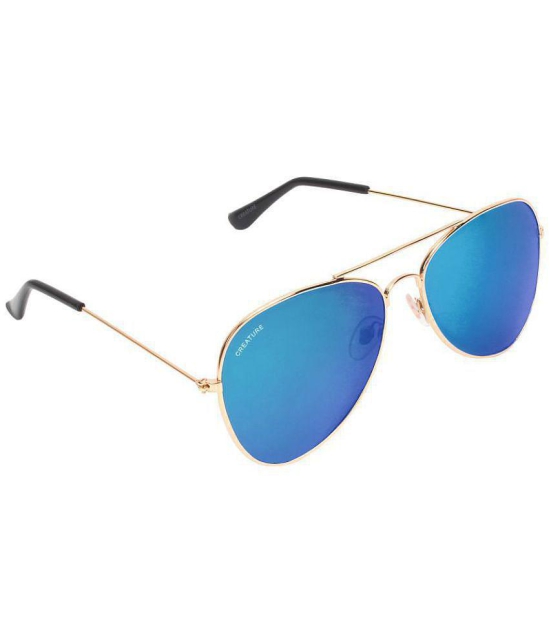 Creature - Blue Pilot Sunglasses ( SUN-145 ) - Medium