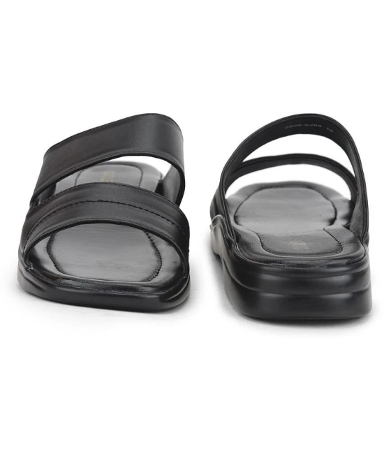 Liberty Black Mens Leather Slipper - None