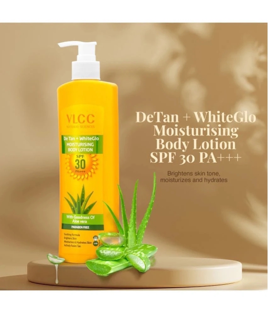 VLCC DeTan + White Glow Moisturising Body Lotion SPF 30 PA+++, 350 ml