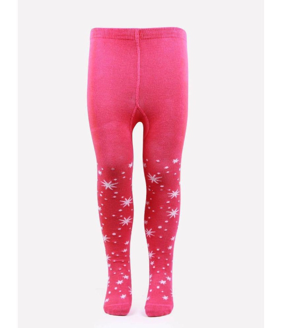 Bonjour - Pink Cotton Legging For Baby Girl ( Pack of 1 ) - None