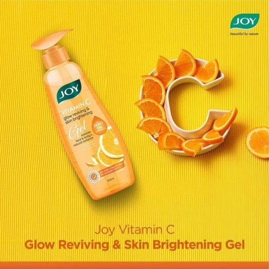 Joy Vitamin C Gel | Glow Reviving & Skin Brightening Gel 300ml, (Pack of 1)