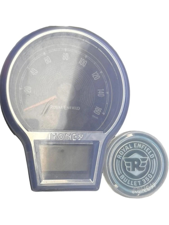 Monsoon Cap Speedo Meter, AMP Meter and Tank Cap Cover For RE Roborn, Standard 2023 Bullet Meri Jaan