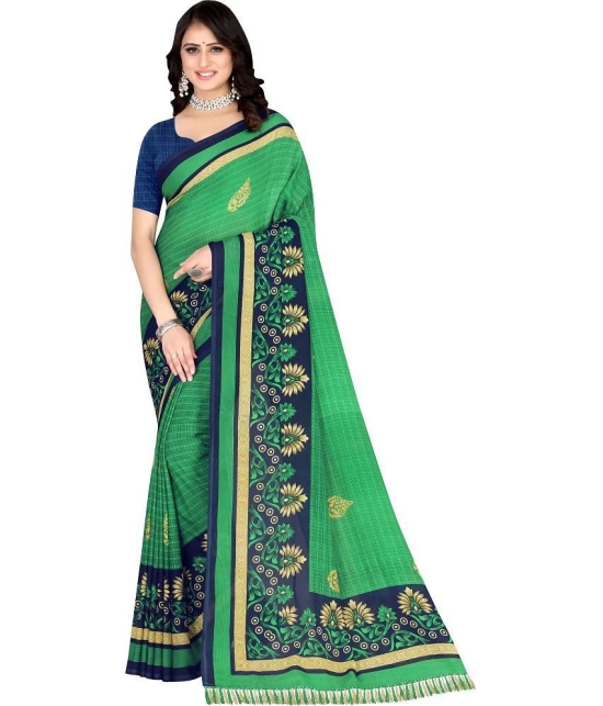 LEELAVATI - Multicolor Georgette Saree With Blouse Piece ( Pack of 1 ) - Multicolor