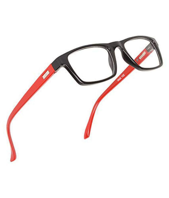 Creature Red Rectangle Spectacle Frame SPEX-102 RED