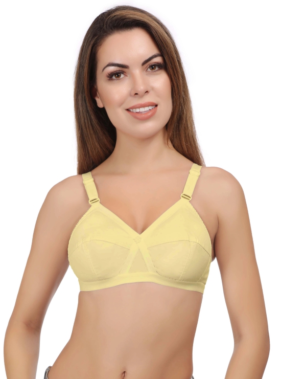 Eves Beauty Full Coverage Women Non Padded Bra-42C / Skin / Cotton