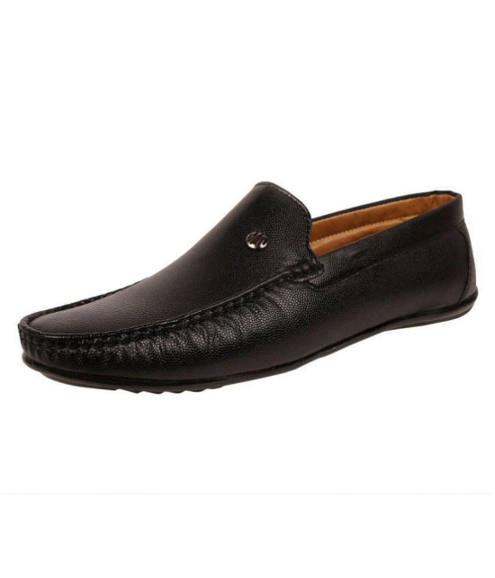 SHOES KINGDOM Black Loafers - 10