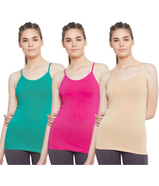 Outflits Cotton Smoothing Cami Shapewear - Pack of 3 - XL