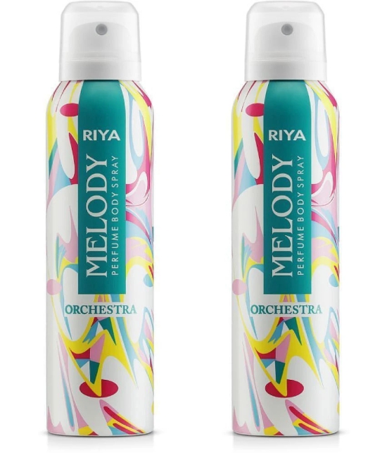 Riya Melody Deodorant Spray & Perfume For Men 150 Ml ( Pack of 2 )